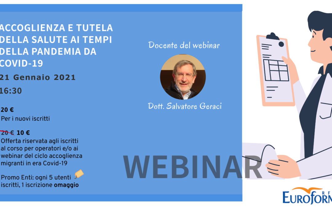 Webinar Accoglienza e tutela della salute ai tempi della pandemia da Covid-19