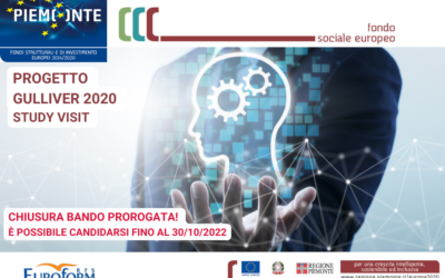 PROROGATA LA SCADENZA PER LA PRESENTAZIONE DELLE CANDIDATURE AL PROGETTO GULLIVER 2020: VISITA DI STUDIO