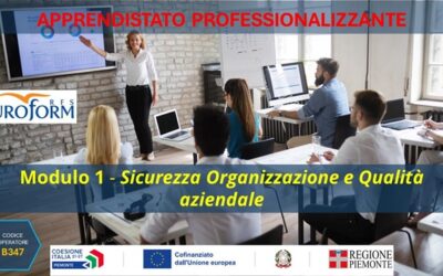 APPRENDISTATO PROFESSIONALIZZANTE (Regione Piemonte) – AVVIO ATTIVITA’ FORMATIVE – SPORTELLO APRILE 2024 (CDE 2354)