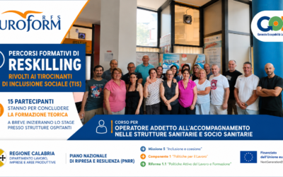 Percorso di Reskilling TIS: si avvia alla conclusione la formazione teorica del corso per Operatore Addetto all’Accompagnamento nelle Strutture Sanitarie e Socio Sanitarie