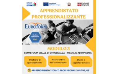 APPRENDISTATO PROFESSIONALIZZANTE (Regione Piemonte)Terminate le attività formative del Modulo 3 e 3R dello Sportello di marzo 2026 – CDE 3011