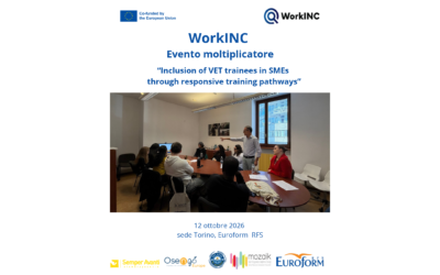 Evento moltiplicatore – Progetto WorkINC: Inclusion of VET trainees in SMEs through responsive training pathways